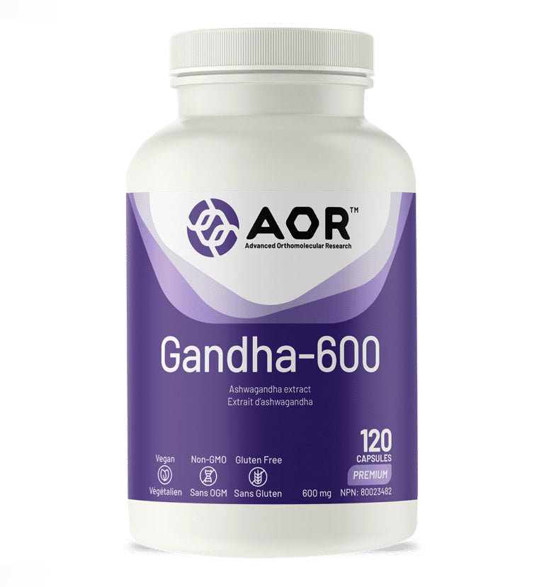 Gandha-600 (Ashwagandha) - AOR - 2 formats / 120 ou 240capsules